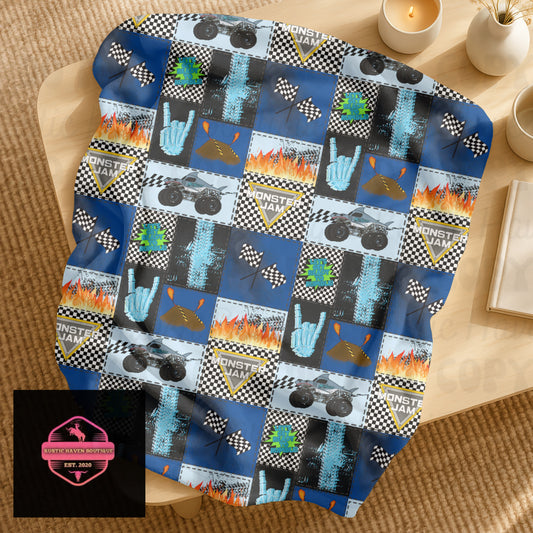 Monster *Blue* Blanket