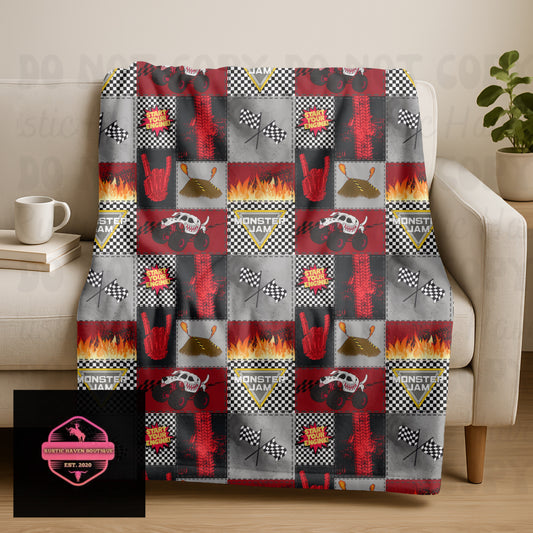 Monster *Red* Blanket