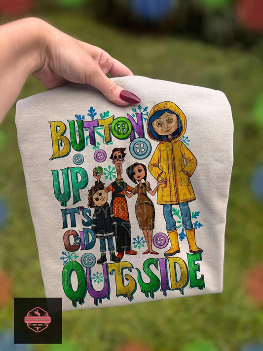 Button Up Tee & Sweatshirt