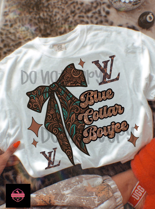 Blue Collar Boujee Tee & Sweatshirt